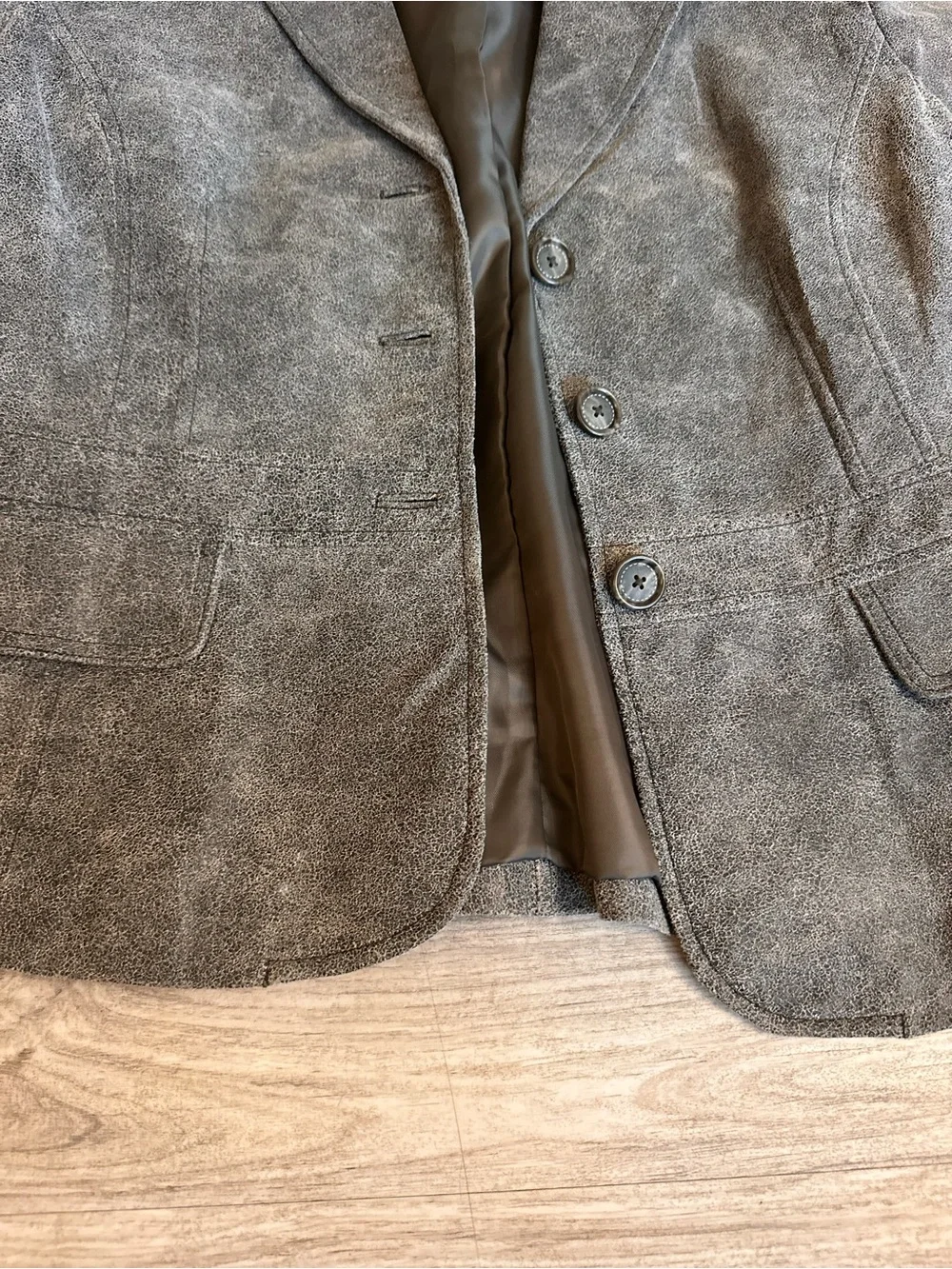 Alfani genuine leather